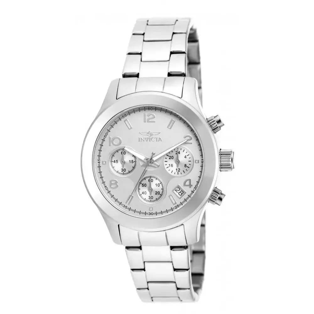NWT Invicta 19216 Angel | Chronograph | Silver | Women's Watch